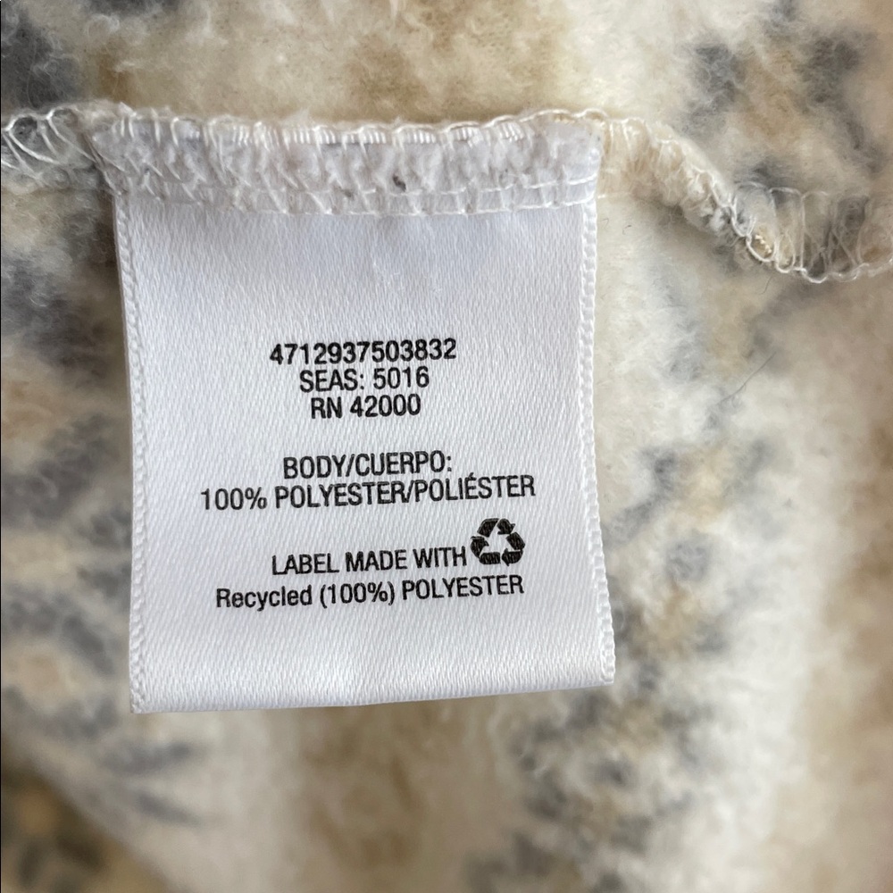 Basic Editions Fair-isle Patterned Fleece Shirt J… - image 9